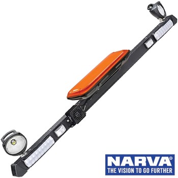 Narva Utility Bar with LED Light Box & ‘Mini Senator’ LED Work Lamps with Handles - 1.2m